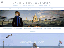 Tablet Screenshot of earthyphotography.co.uk